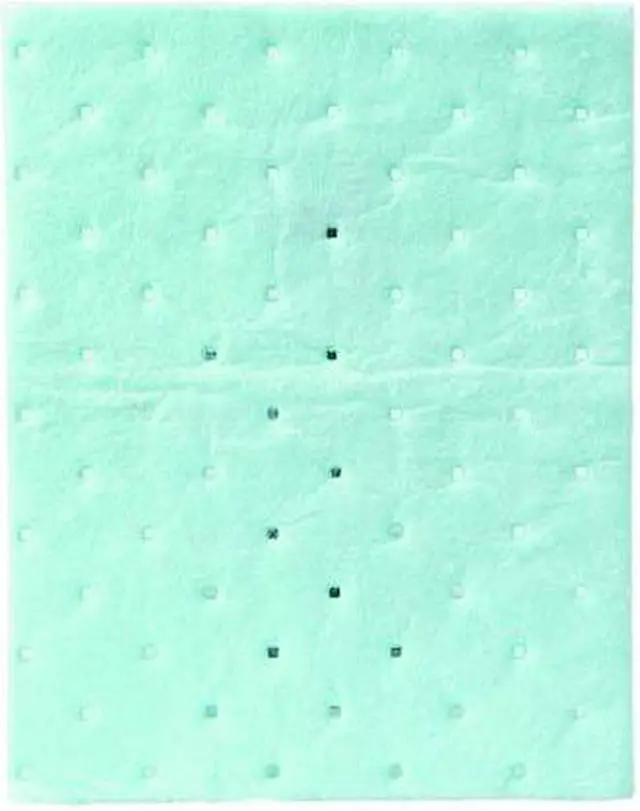 Main image of BRADY SRPH100 Sorbent Pad, Harsh Chemicals, 5 gal Vol Absorbed per Pkg, 7 1/2