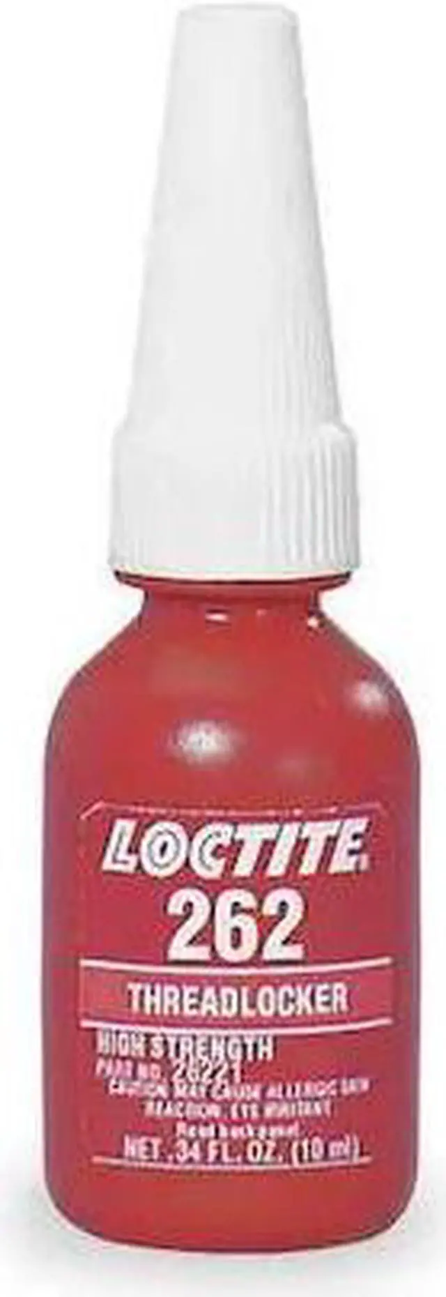 Alt view image 4 of 6 - LOCTITE 231926 Threadlocker, LOCTITE 262, Red, High Strength, Liquid, 10 mL