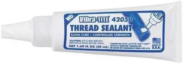 Alt view image 2 of 2 - Vibra-tite 50mL Tube Thread Sealant, White 50mL White   42050
