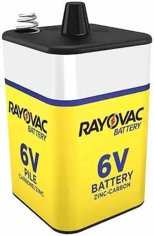 Alt view image 4 of 5 - Heavy Duty Lantern Battery, 6 Volt Screw Terminals Rayovac Handheld Flashlights
