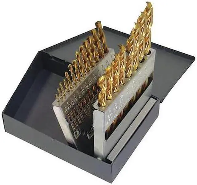 Main image of CLE-LINE C18702 21PC 135 Degree Heavy-Duty Parabolic Jobber Length Drill Set