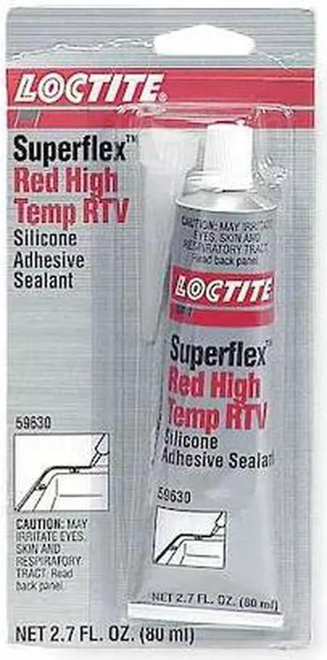 Alt view image 3 of 3 - LOCTITE 135507 High Temp. Gasket Sealant, 80 mL, Red, Temp Range -75 to 600