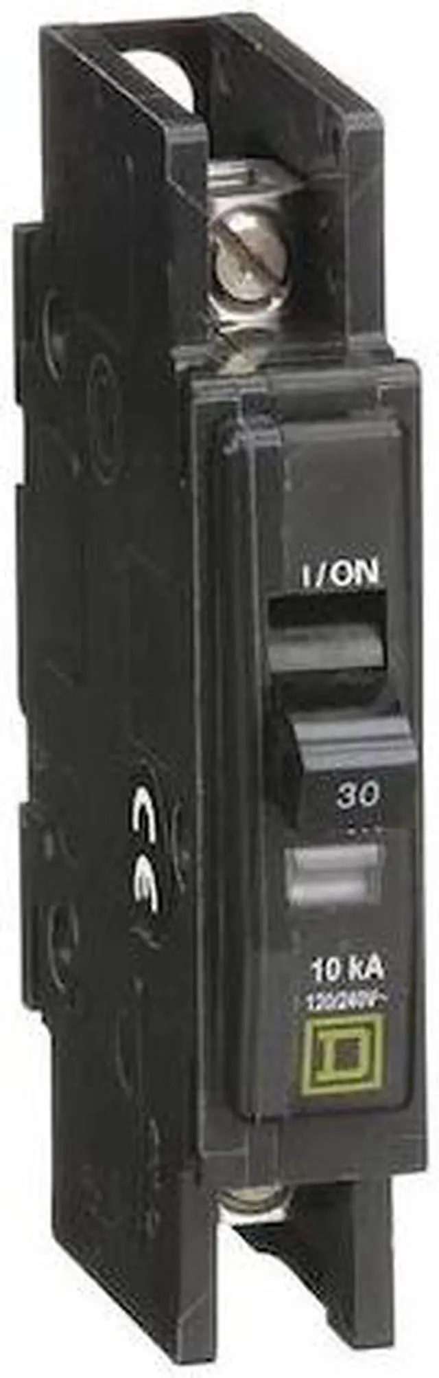 Alt view image 3 of 3 - SQUARE D QOU130 Miniature Circuit Breaker, QO Series, 30A, 1 Pole, 120/240V AC,