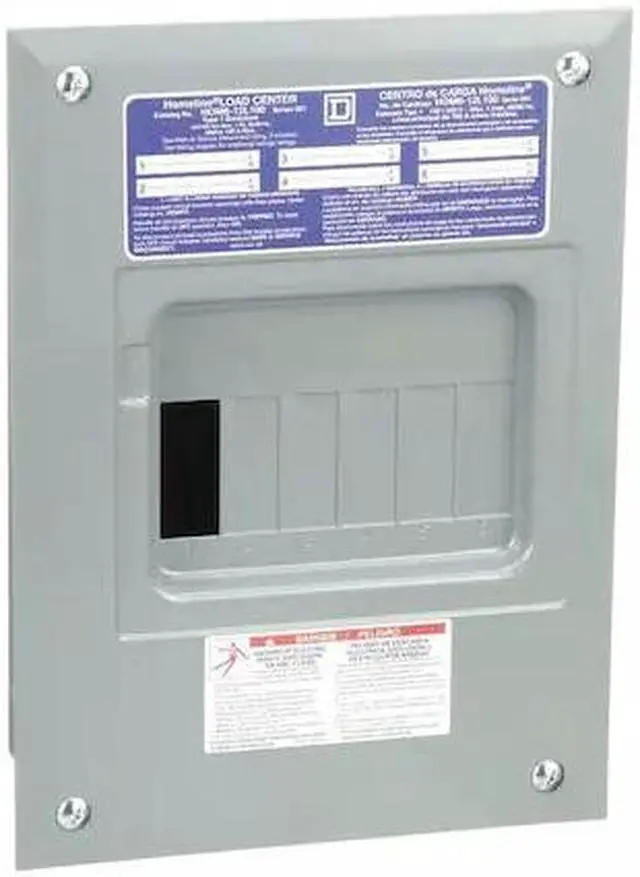 Alt view image 2 of 5 - SQUARE D HOM612L100F Load Center, 6 Spaces, 100A Amps, 120/240V AC