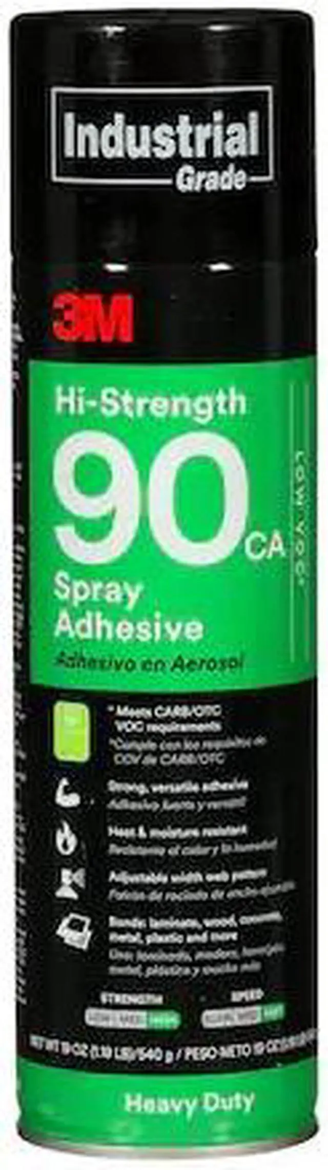 Alt view image 2 of 9 - Single Can Hi Strength Adhesive 24Oz hi-strength 90 3M Spray Adhesive