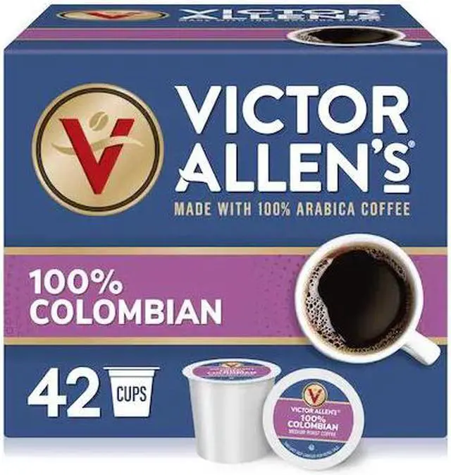 Alt view image 2 of 8 - Victor Allens Coffee 100% Colombian Blend K-Cups (42-Count)