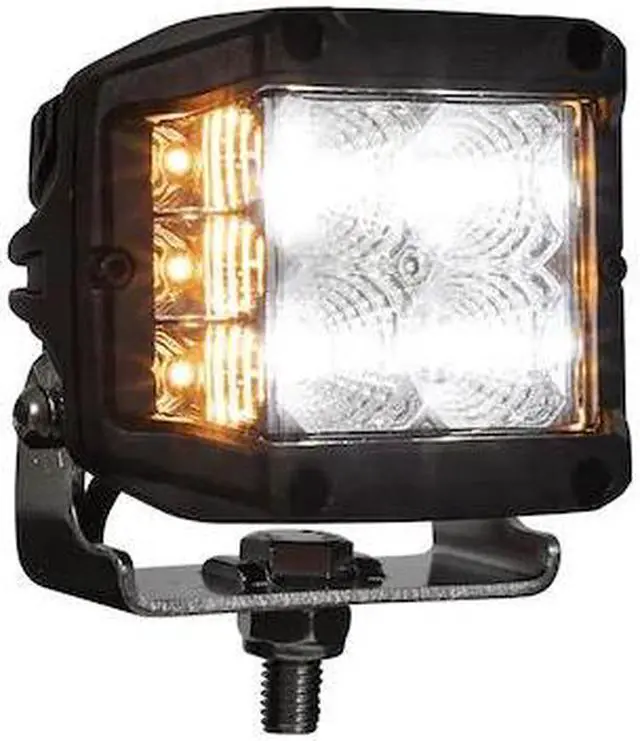 Main image of BUYERS PRODUCTS 1492232 4 Inch Wide LED Flood Light with Strobe - Square Lens