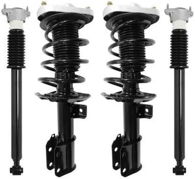 Alt view image 2 of 2 - Unity Automotive 4-11810-254870-001 Fnt & Rr Complete Strut Assembly Shock Kit For 2014-2016 Mercedes-Benz E250, 2010-2016 Mercedes-Benz E350, 2013-2016 Mercedes-Benz E400