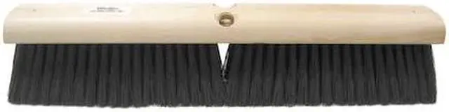 Main image of WEILER 42037 24" Medium Sweep Floor Brush Black Polypropylene Fill