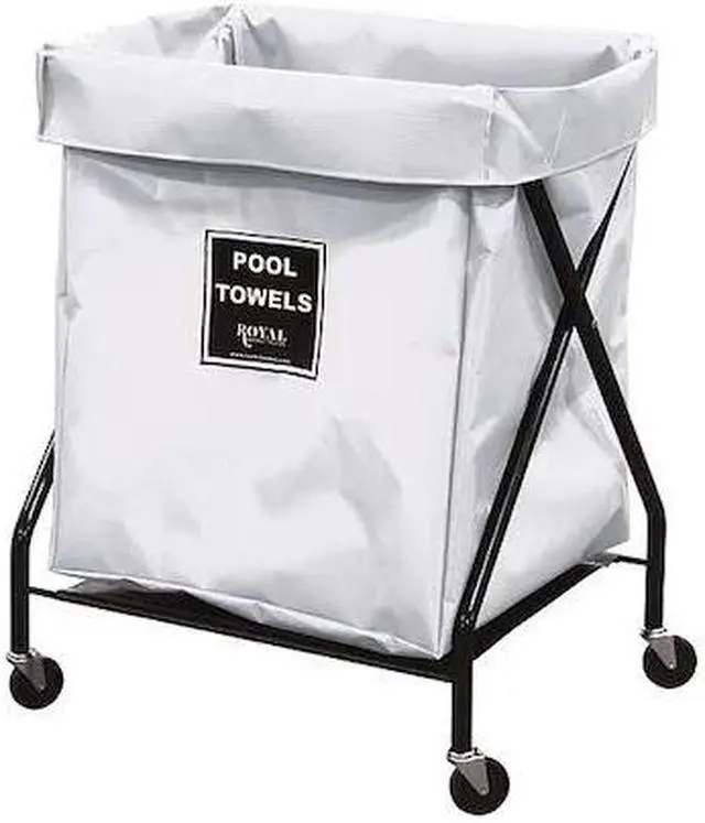 Main image of ROYAL BASKET TRUCK G08-WWX-XPA-3ONN Pool Towel X-Frame, 8 bu, white vinyl