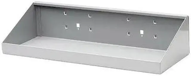 Alt view image 2 of 8 - LocHook 56186 18""Wx6""D Shelf Gray