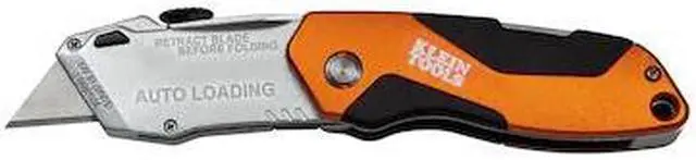 Alt view image 2 of 8 - Klein Tools 44130 Auto-Loading Folding Rectractable Utility Knife