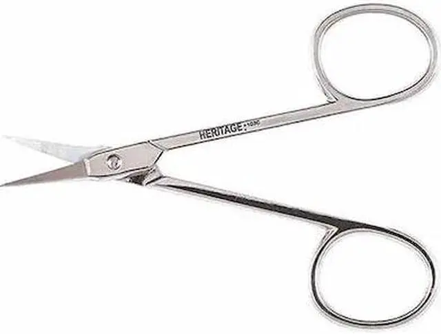 Alt view image 2 of 3 - HERITAGE G103C Embroidery Scissor, Fine Point. Curved Blade