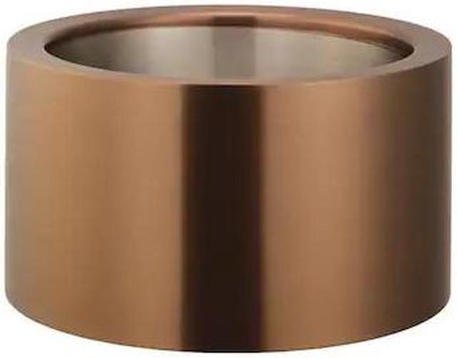Main image of SERVICE IDEAS PT2BSRG Double Wall Party Tub, 1.5 Gallon, Stainless Steel, Rose