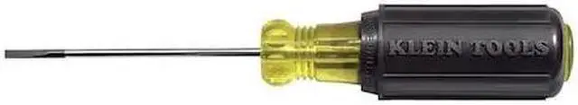 Alt view image 3 of 12 - KLEIN TOOLS 612-4 Terminal Block Screwdriver Standard 1/8" 4 in Round