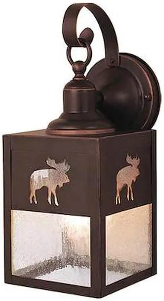 Alt view image 2 of 3 - Vaxcel One Light Outdoor Wall Light OW24963BBZ One Light Outdoor Wall Light