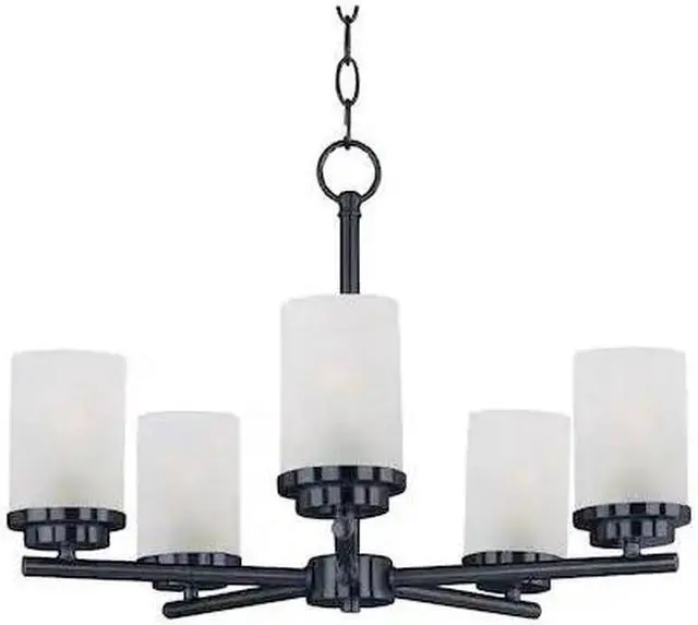 Main image of MAXIM 10205FTBK Corona 5-Light Chandelier
