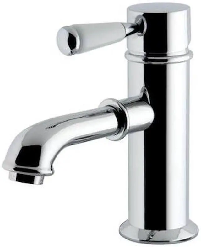 Alt view image 2 of 11 - kingston brass ks7411dpl single porcelain lever handle lavatory faucet with brass popup with 5" spout reach, polished chrome