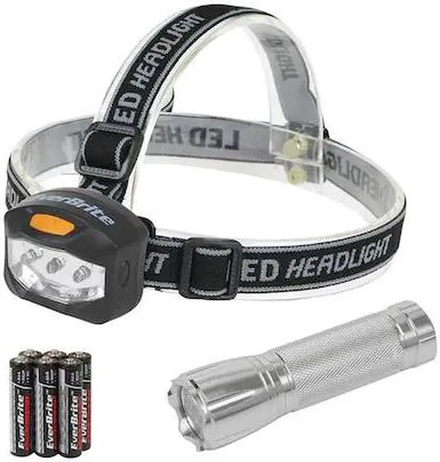 Alt view image 3 of 4 - everbrite led flashlight and headlamp combo, model: e007000