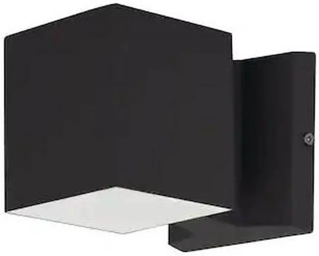 Alt view image 5 of 6 - Maxim 86107ABZ 4 x 4 in. Lightray LED 2-Light Wall Sconce, Architectural Bronze