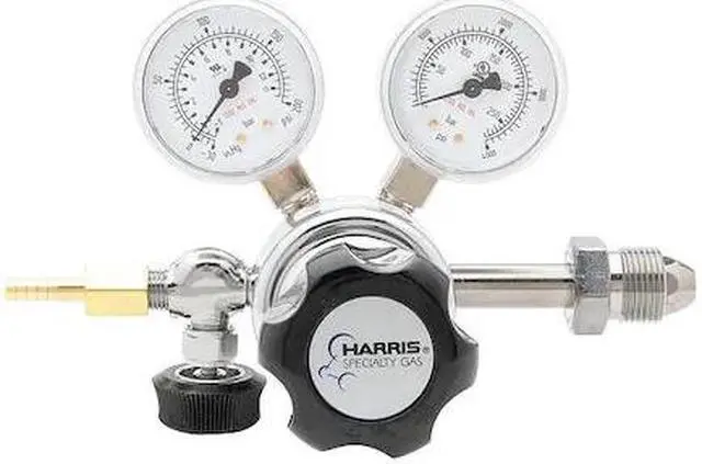 Alt view image 2 of 2 - HARRIS KH1009 Specialty Gas Regulator, Argon, Helium, Nitrogen, Single Stage,