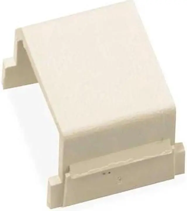 Alt view image 3 of 3 - HUBBELL PREMISE WIRING SFB10 Hubbell Snap-Fit, Keystone, Blank, Office White,