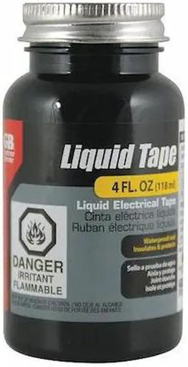 Alt view image 5 of 8 - Gardner Bender 4 Oz. Black Electrical Liquid Tape LTB-400