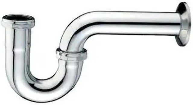 Main image of EVERFLOW 12714 P-Trap for Tubular Drain Applications, 17GA Chrome Plated Brass