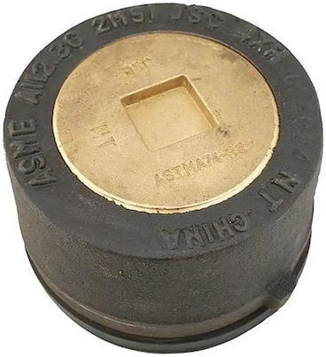 Main image of JONES STEPHENS C36114 Cast Iron, Plug: Countersunk, Cleanout with Gasket