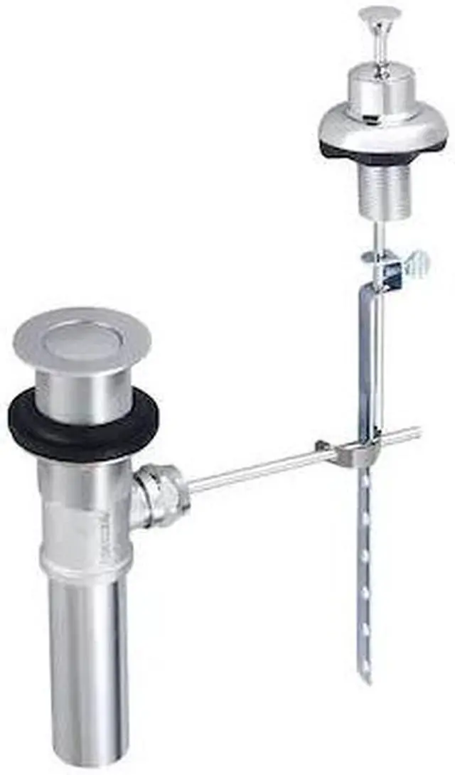 Main image of Central Brass Brass Pop-Up Drain Assembly With Guide