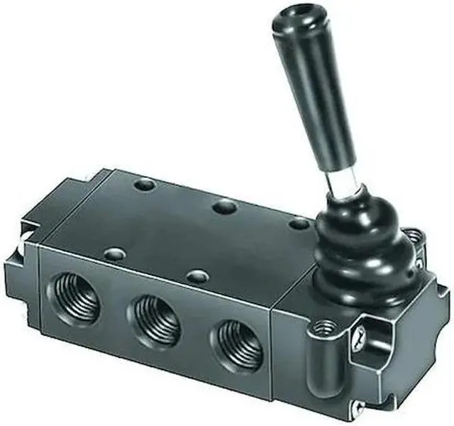 Main image of PARKER 520831000 Manual Air Control Valve,4-Way,1/4In NPT