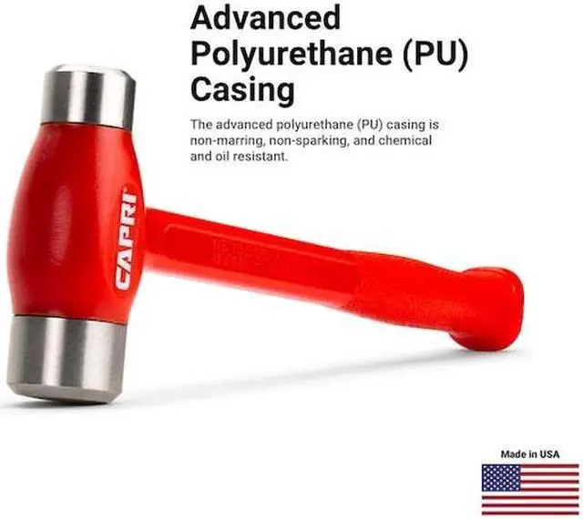 Alt view image 4 of 5 - CAPRI TOOLS CPBPF36 36 oz. Dual Steel Faced Dead Blow Hammer