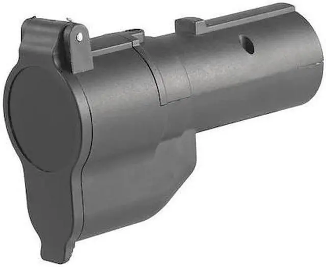 Main image of CURT 57727 RV 7-Wy Blade Elctrcl Adptr w/Bckup Alrm