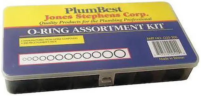 Main image of JONES STEPHENS O25200 O-Ring Kit,200 pcs.