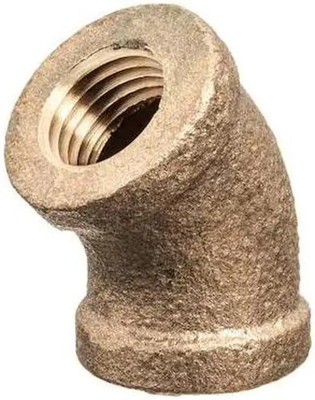 Main image of ZORO SELECT ZUSA-PF-10424 45 Degrees  Elbow Brass Brass Class 125 Pipe