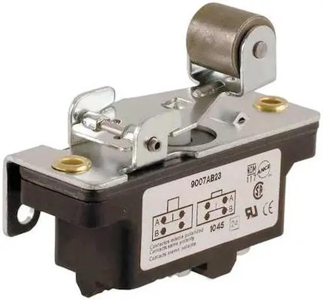 Alt view image 3 of 3 - TELEMECANIQUE SENSORS 9007AB23 Snap Action Switch, Lever, Roller Actuator,