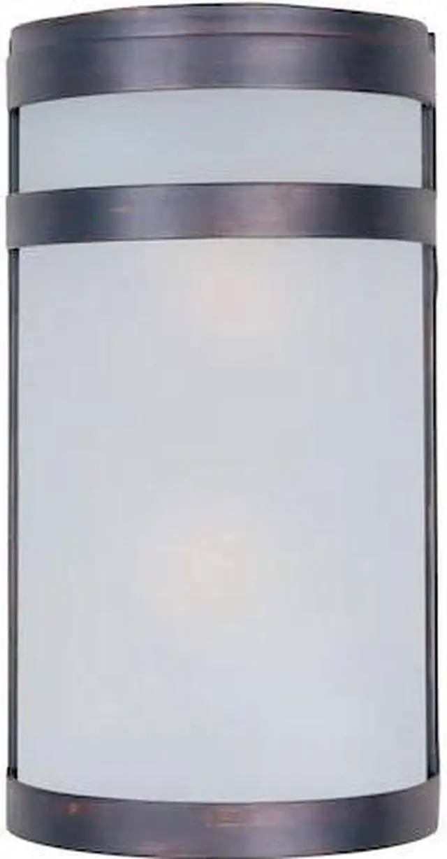 Main image of MAXIM 5002FTOI Arc 2-Light 6.5" Wide Oil Rubbed Bronze Outdoor Wall Sconce