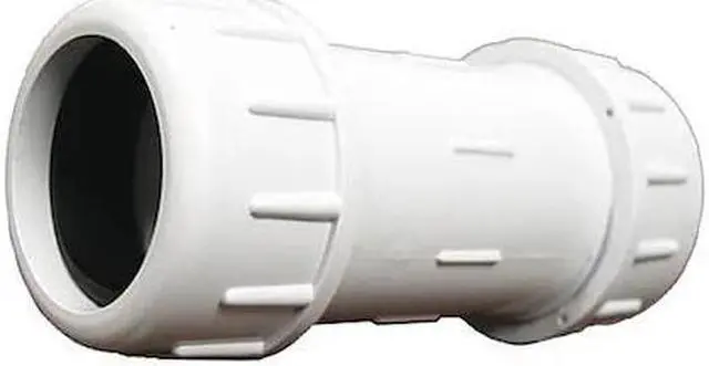 Main image of JONES STEPHENS C12200 PVC Compression Coupling, 2" Pipe Size