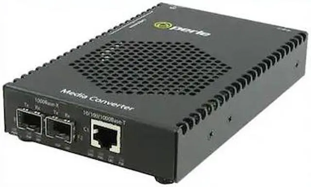 Alt view image 2 of 3 - Perle 05081014 S-1110PP-DSFP POE+ MEDIA CVTR (1)10/100/1000T-(2)SFP