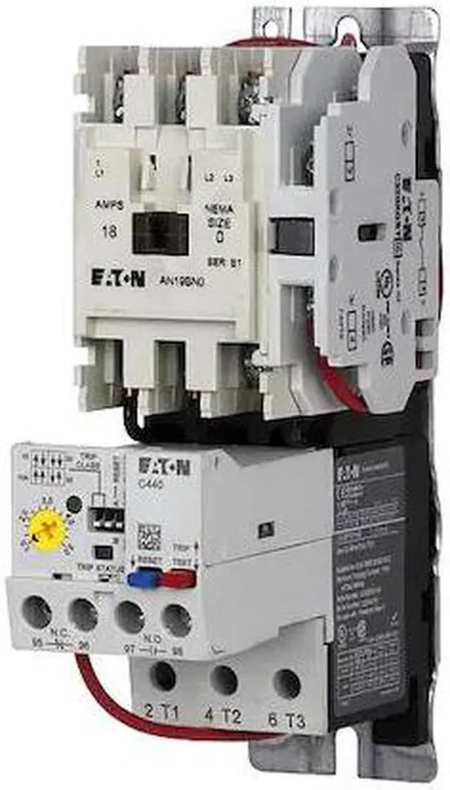Alt view image 2 of 3 - EATON AN19AN0A5E005 Nonreversing NEMA Magnetic Motor Starter, No Enclosure NEMA