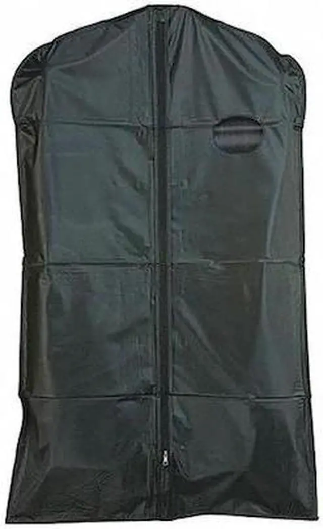 Main image of Econoco UV340B - B 3 Gauge PEVA Taffeta Finish With Oval Window And Center Zipper - Black