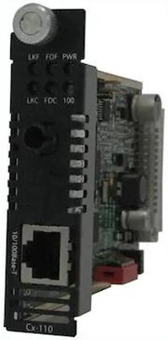 Alt view image 2 of 3 - Perle 10/100 Media Converter Module Managed