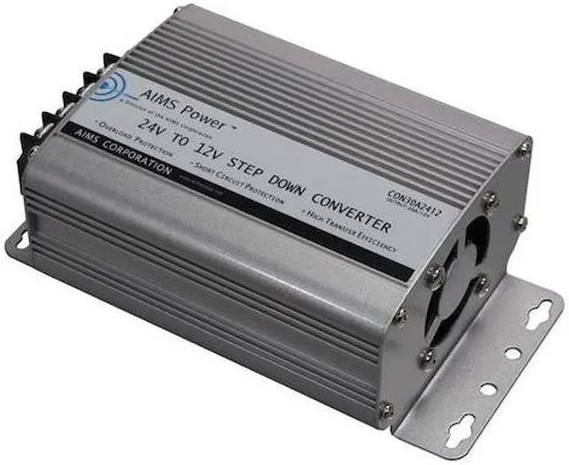 Alt view image 3 of 3 - AIMS Power CON40A2412 40 Amp 24V DC to 12V DC Converter
