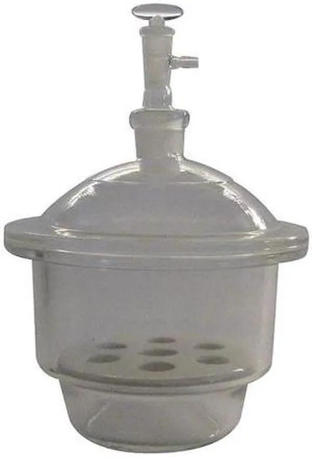 Main image of LAB SAFETY SUPPLY 5YHU8 Vacuum Desiccator,Glass,Clear,I.D. 240mm