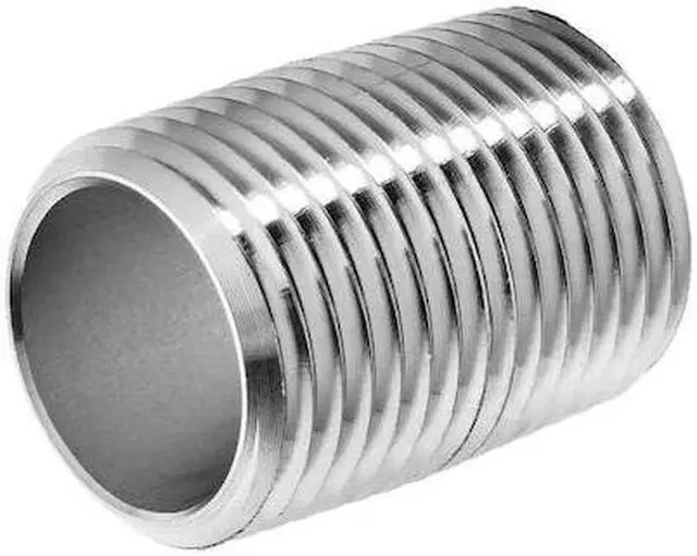 Main image of ZORO SELECT ZUSA-PF-5648 Nipple,For Air,4 3/64 in I.D.,Aluminum