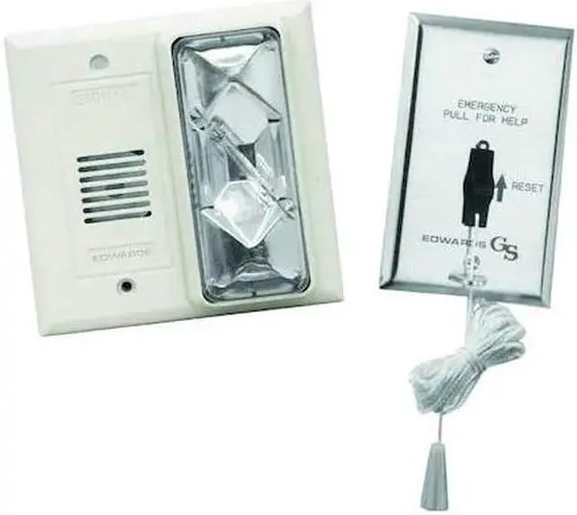 Alt view image 2 of 2 - EDWARDS SIGNALING 7008B-N5 Call for Assistance Kit,Buzzer/Strobe