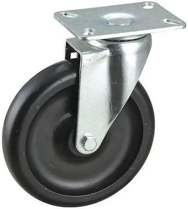 Main image of ZORO SELECT DCIB06041S002 Swivel Plate Caster,400 lb.,Plate Type A