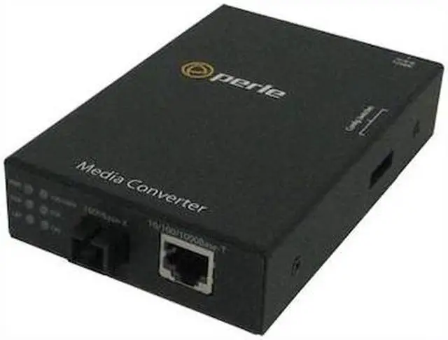 Alt view image 2 of 4 - Perle S-1110-M1SC05U - 10/100/1000 Gigabit Ethernet Media and Rate Converter