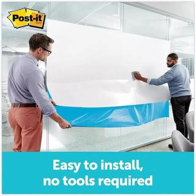 Alt view image 8 of 20 - 3M Post It 8x4 Dry Erase Surface 8ft X 4ft Whiteboard Surface