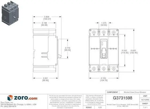 Alt view image 3 of 3 - EHD3050 14K Series C by Eaton / Cutler-Hammer